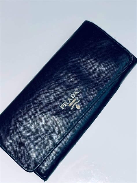 used prada wallet price|authentic Prada wallet sale.